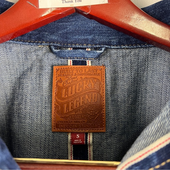 Lucky Brand Denim Jacket in size S - color is Synder - Picture 4 of 7